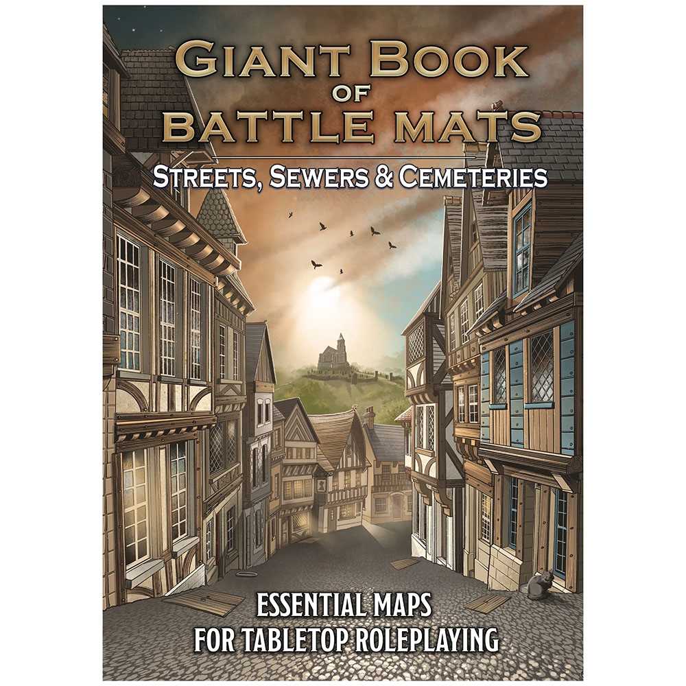 (image for) Giant Book of Battle Mats Streets, Sewers and Cemeteries